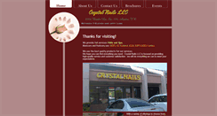 Desktop Screenshot of crystalnailsllc.com